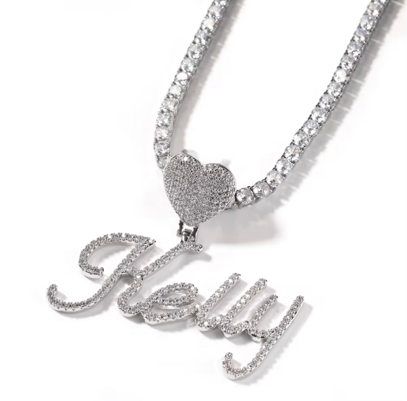 Cursive Love Necklace