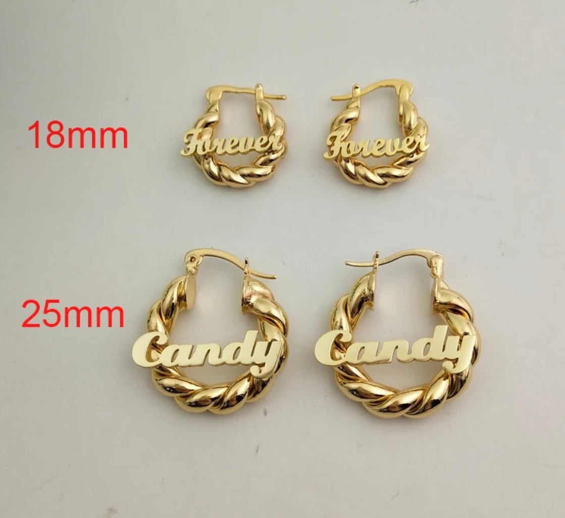 Mini Name Hoops