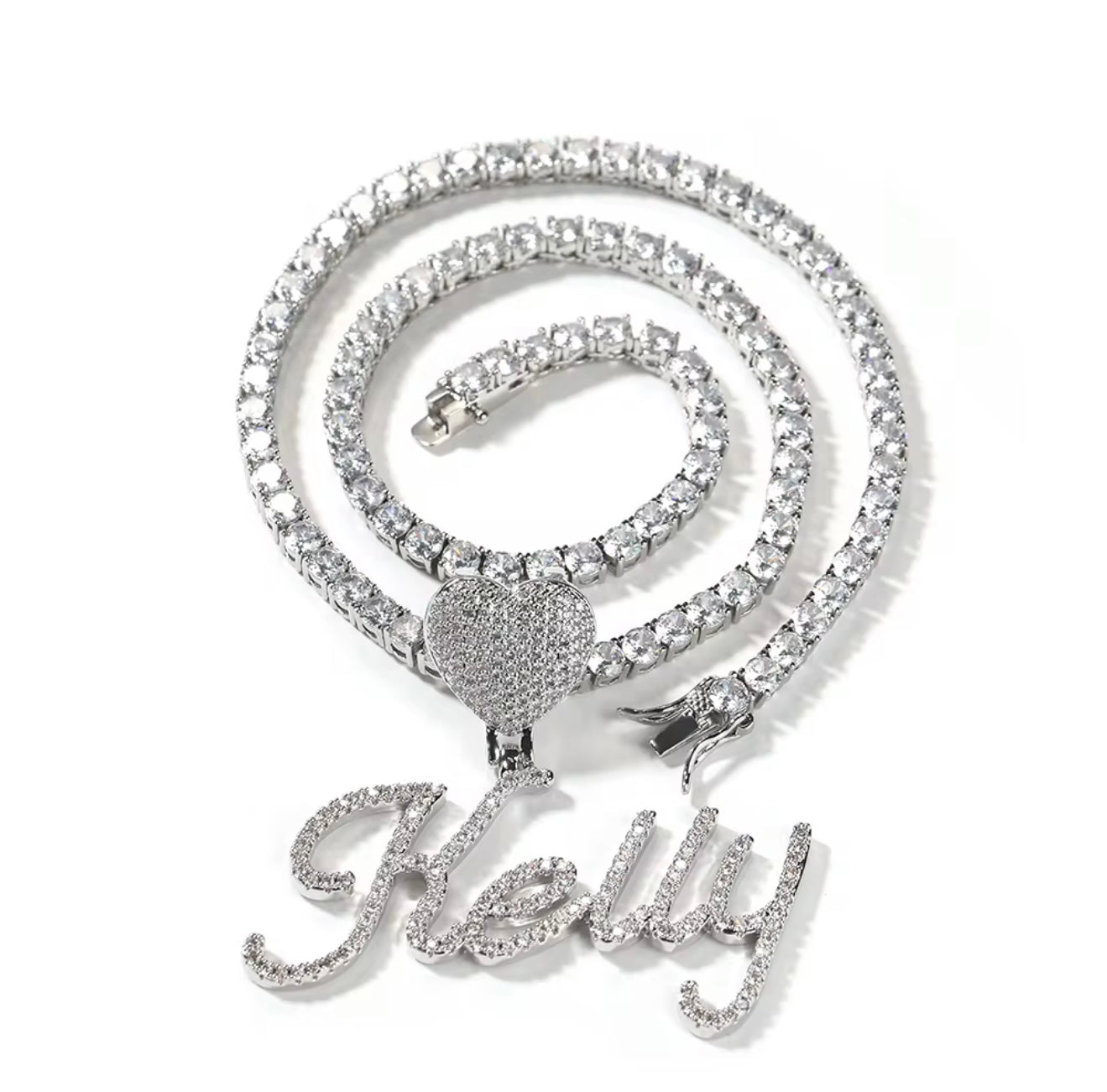 Cursive Love Necklace
