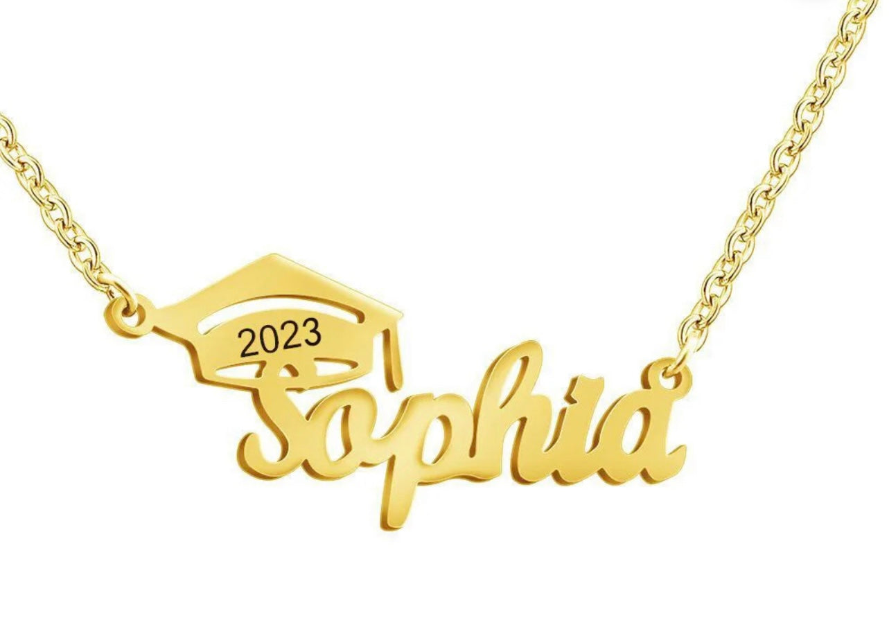 Personalized Grad Necklace