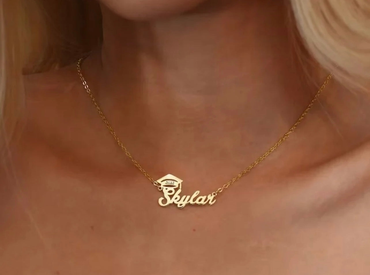 Personalized Grad Necklace