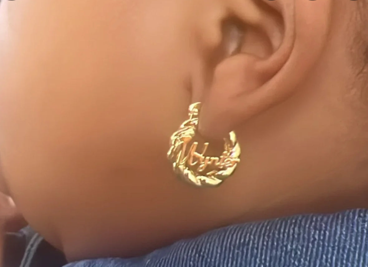 Mini Name Hoops