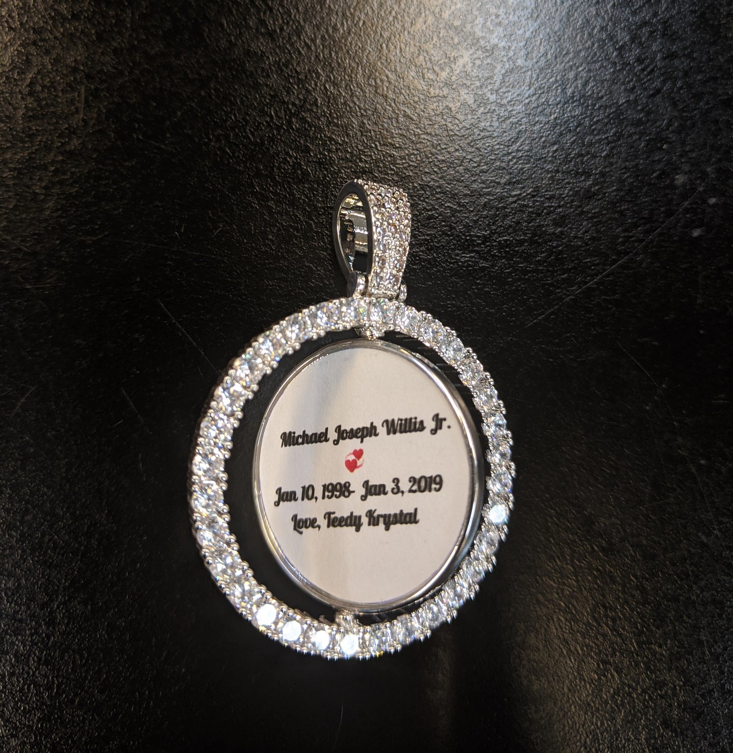 Love On Both Sides (rotating picture pendant)