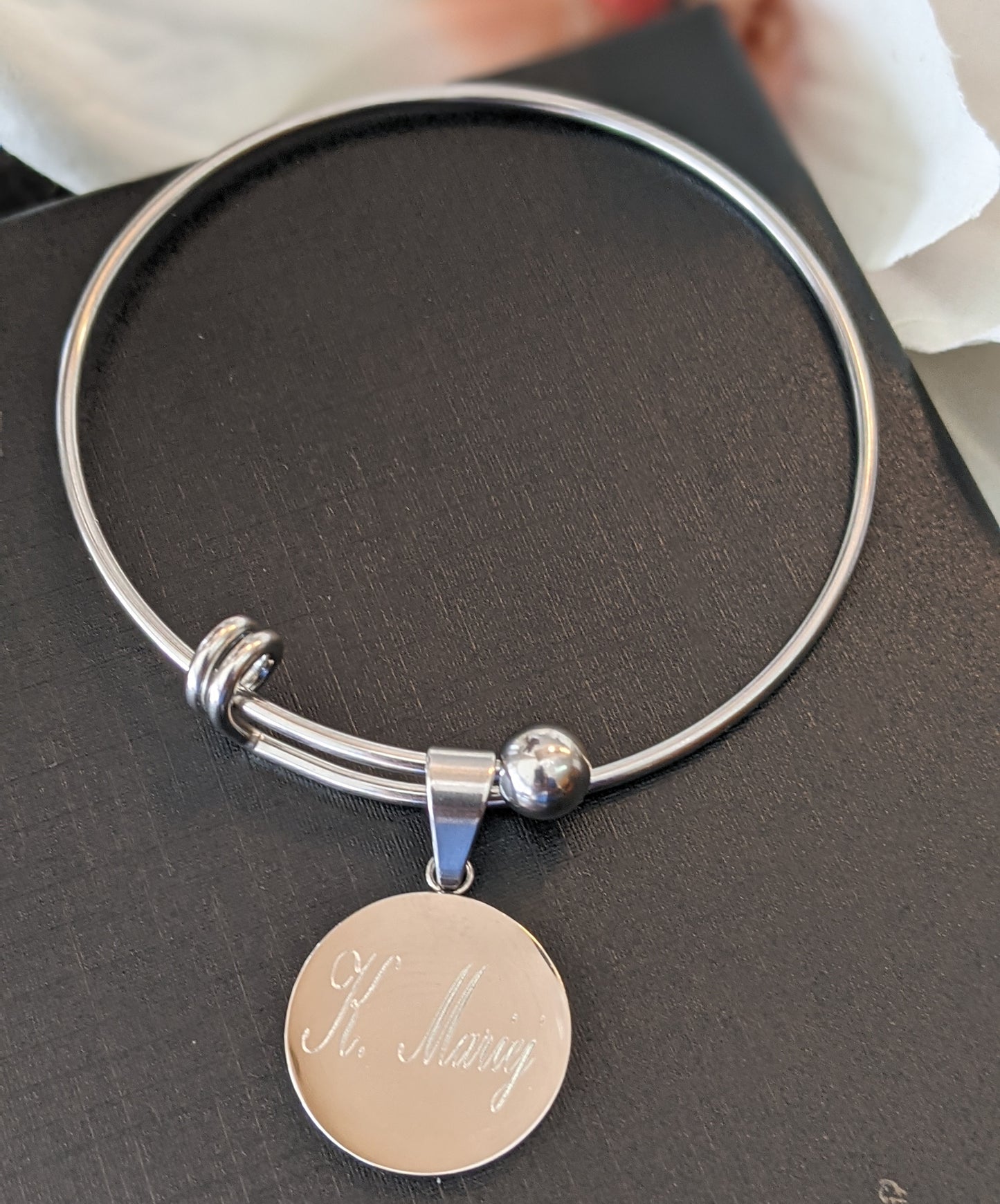 Name bangle bracelet *engraving included*