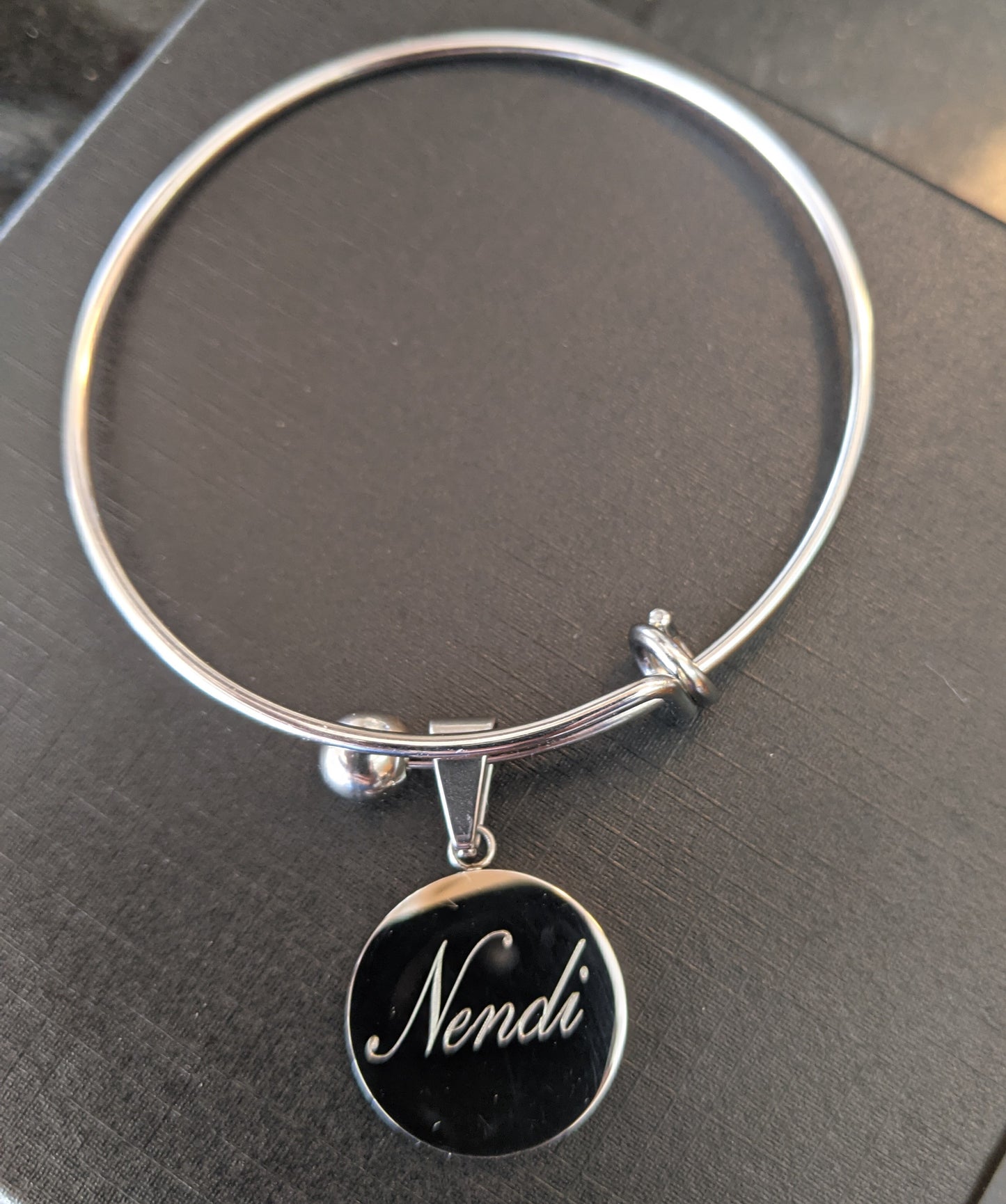 Name bangle bracelet *engraving included*