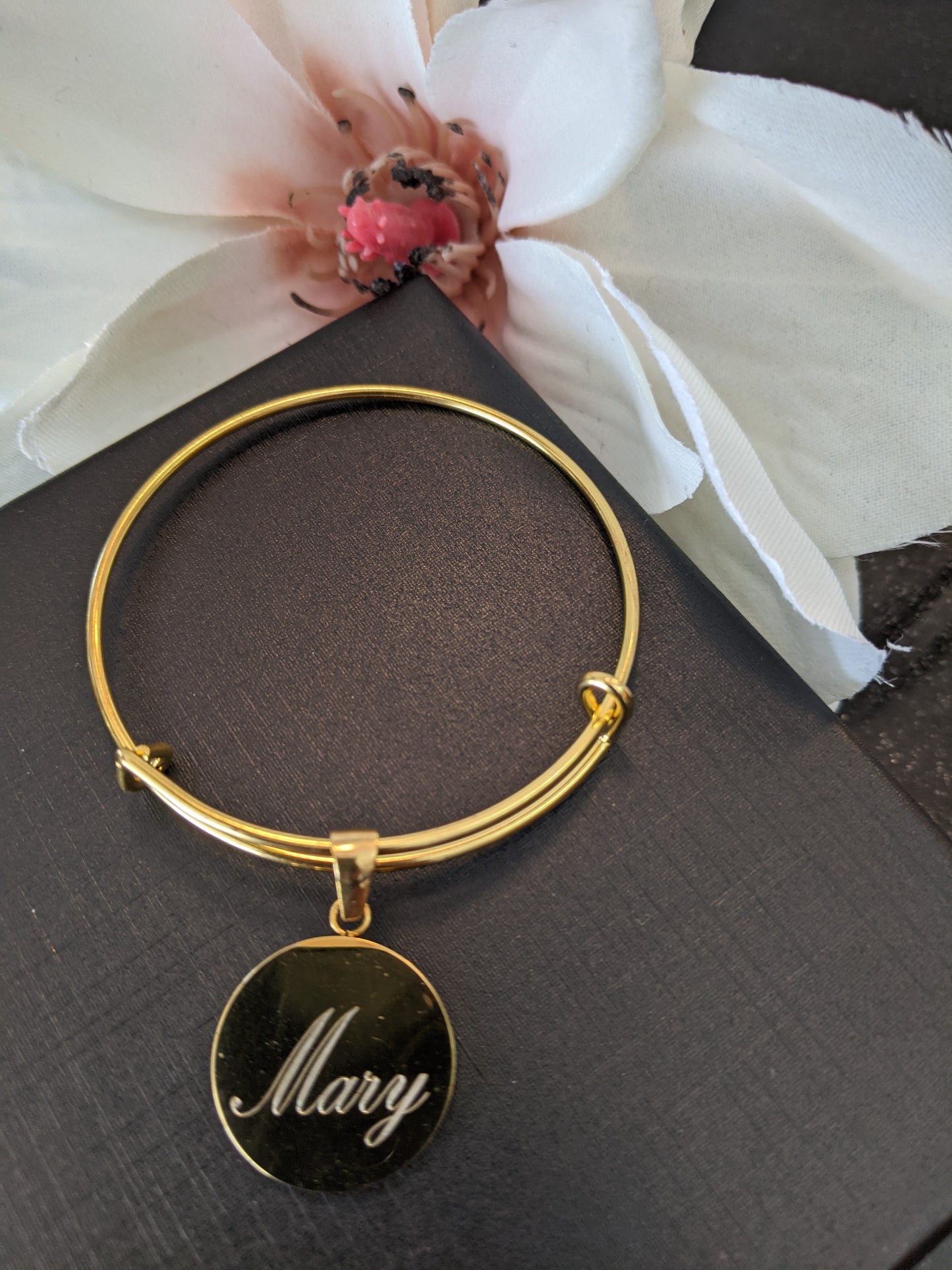 Name bangle bracelet *engraving included*