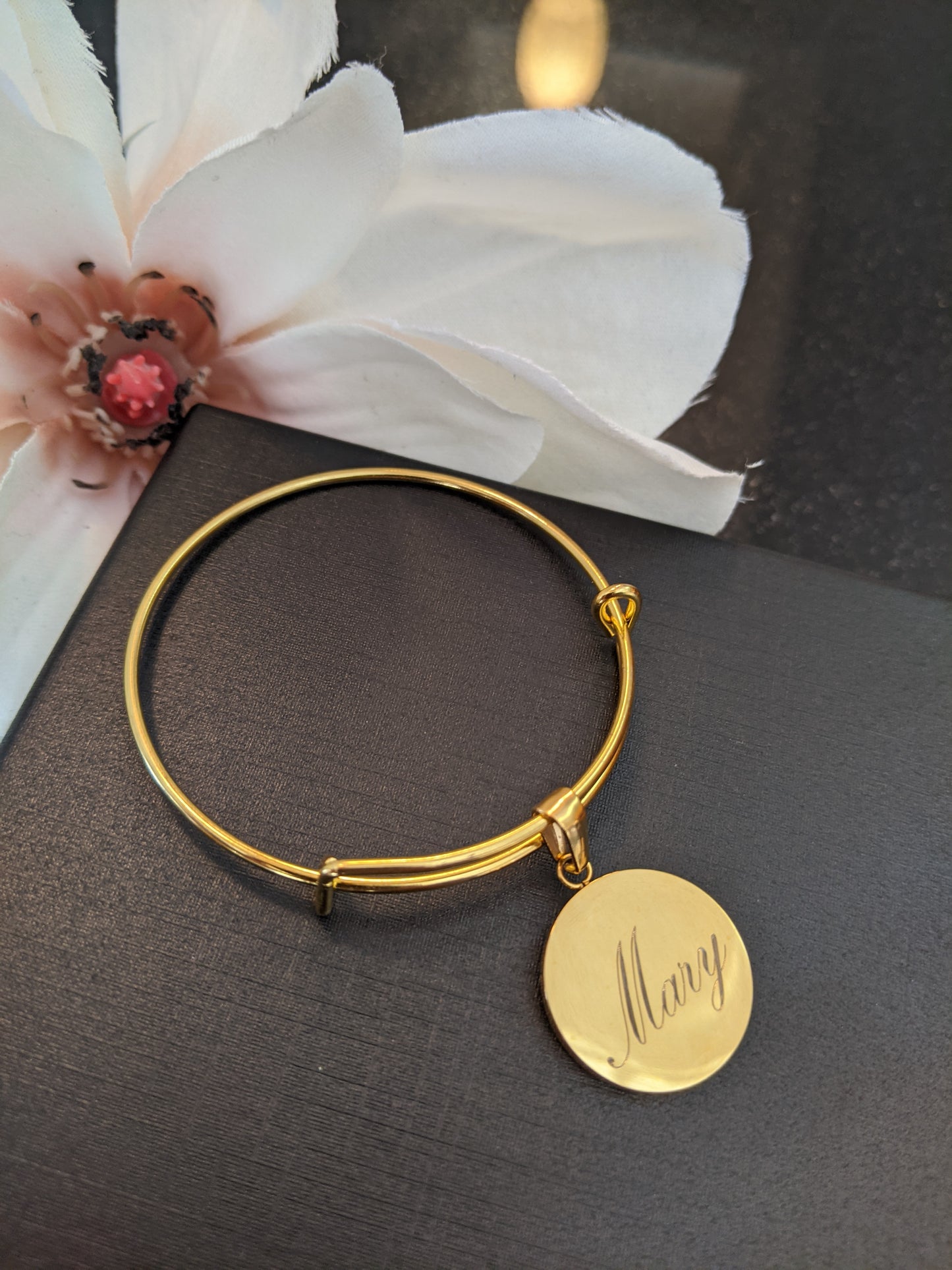 Name bangle bracelet *engraving included*