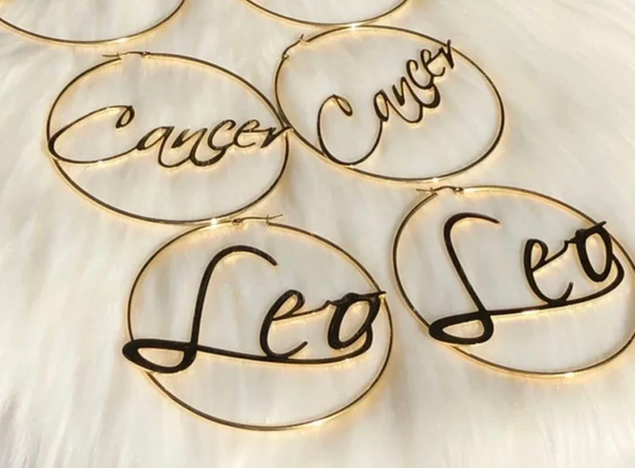 Zodiac Hoops
