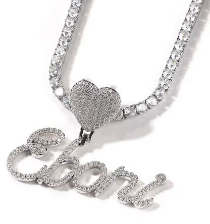 Cursive Love Necklace