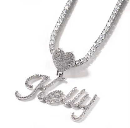Cursive Love Necklace