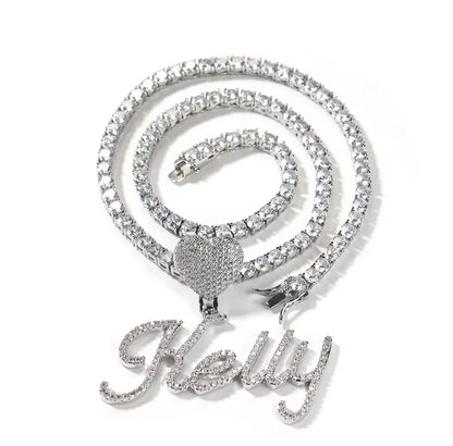 Cursive Love Necklace