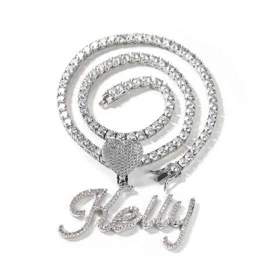 Cursive Love Necklace