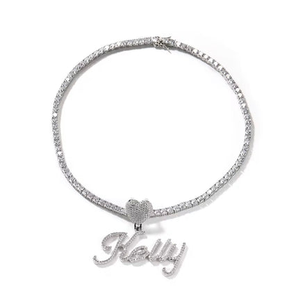 Cursive Love Necklace