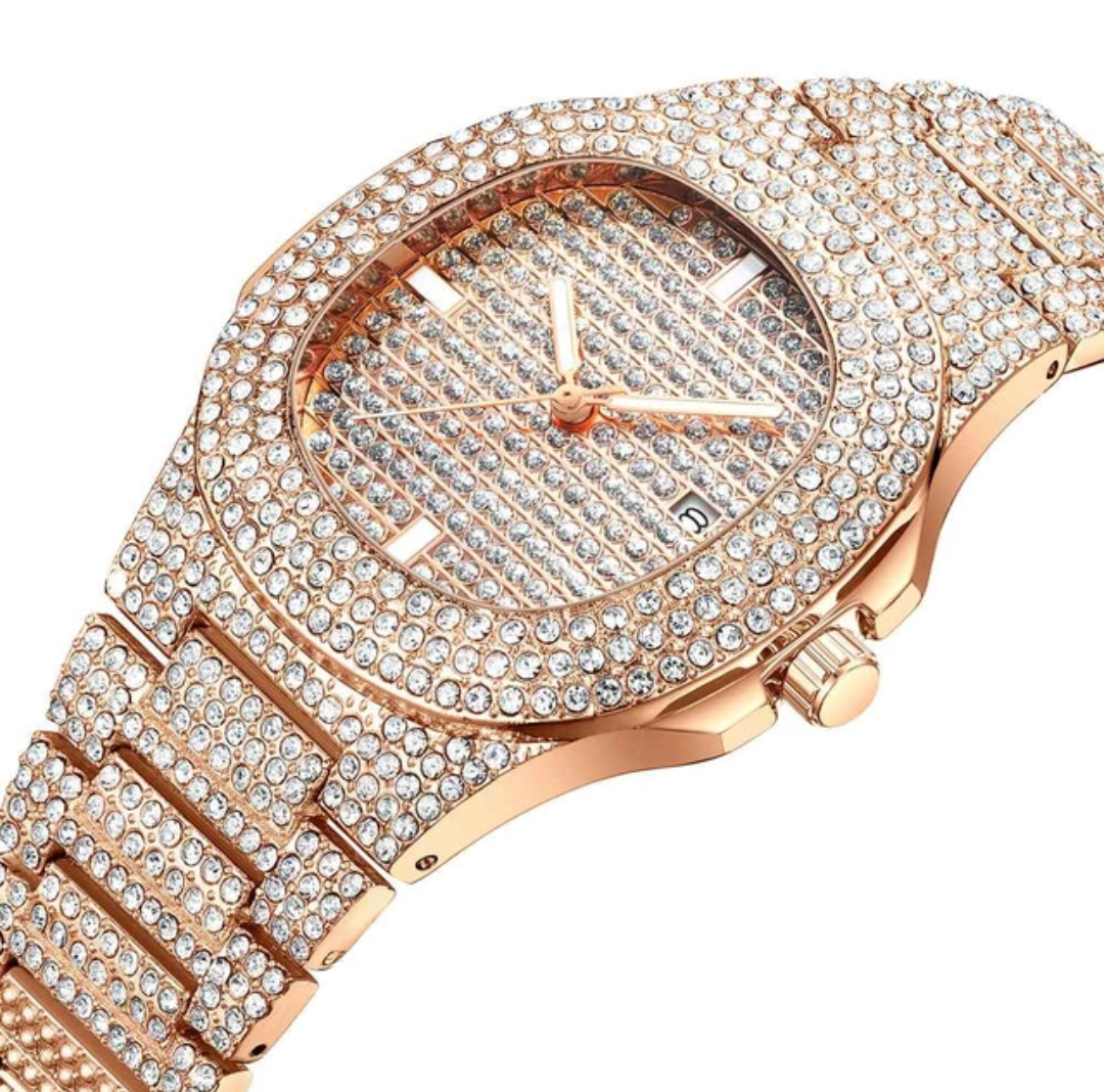 CARTIER Française Full Diamond Pavé Watch – vetoben.com