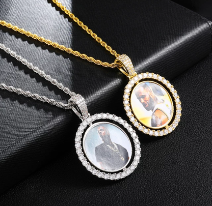 Love On Both Sides (rotating picture pendant)