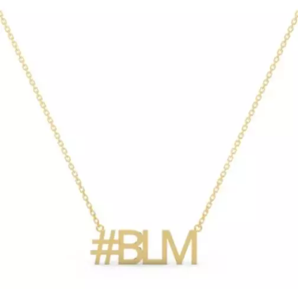 BLM | Necklaces For Women | Nameplate Pendant | Deklaire